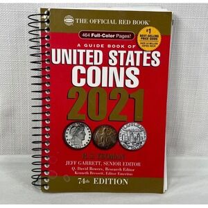 Whitman Official Red Book Guide Book of United States Coins 2021 74th Edition